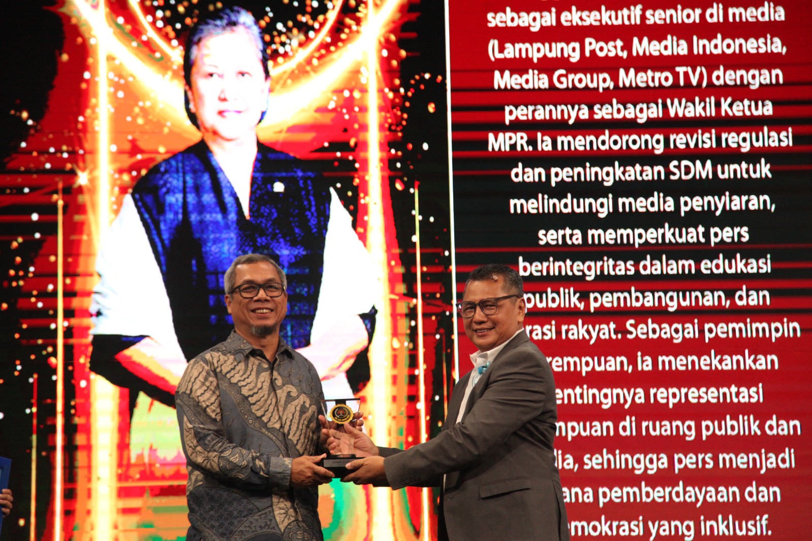 Ketua PWI Jaya Berikan Apresiasi untuk Pendukung MHT Awards 2025