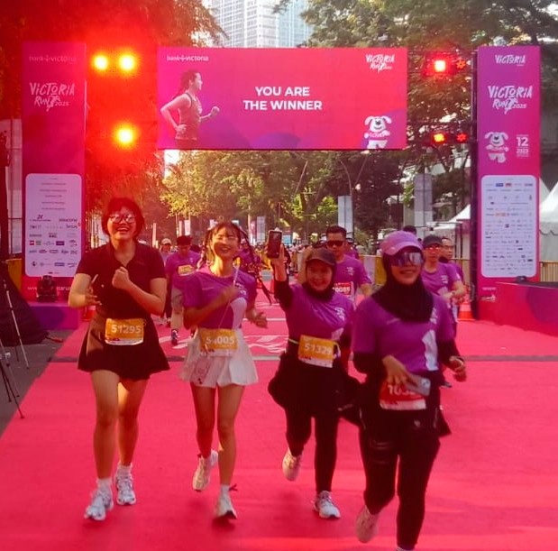Rayakan HUT Ke-31, Bank Victoria Gelar Victoria Run 2025