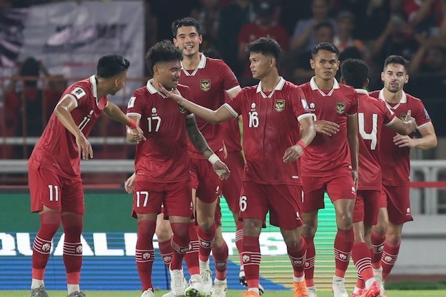 Hat-trick Dimas Drajad Warnai Pesta Gol Indonesia ke Gawang Brunei