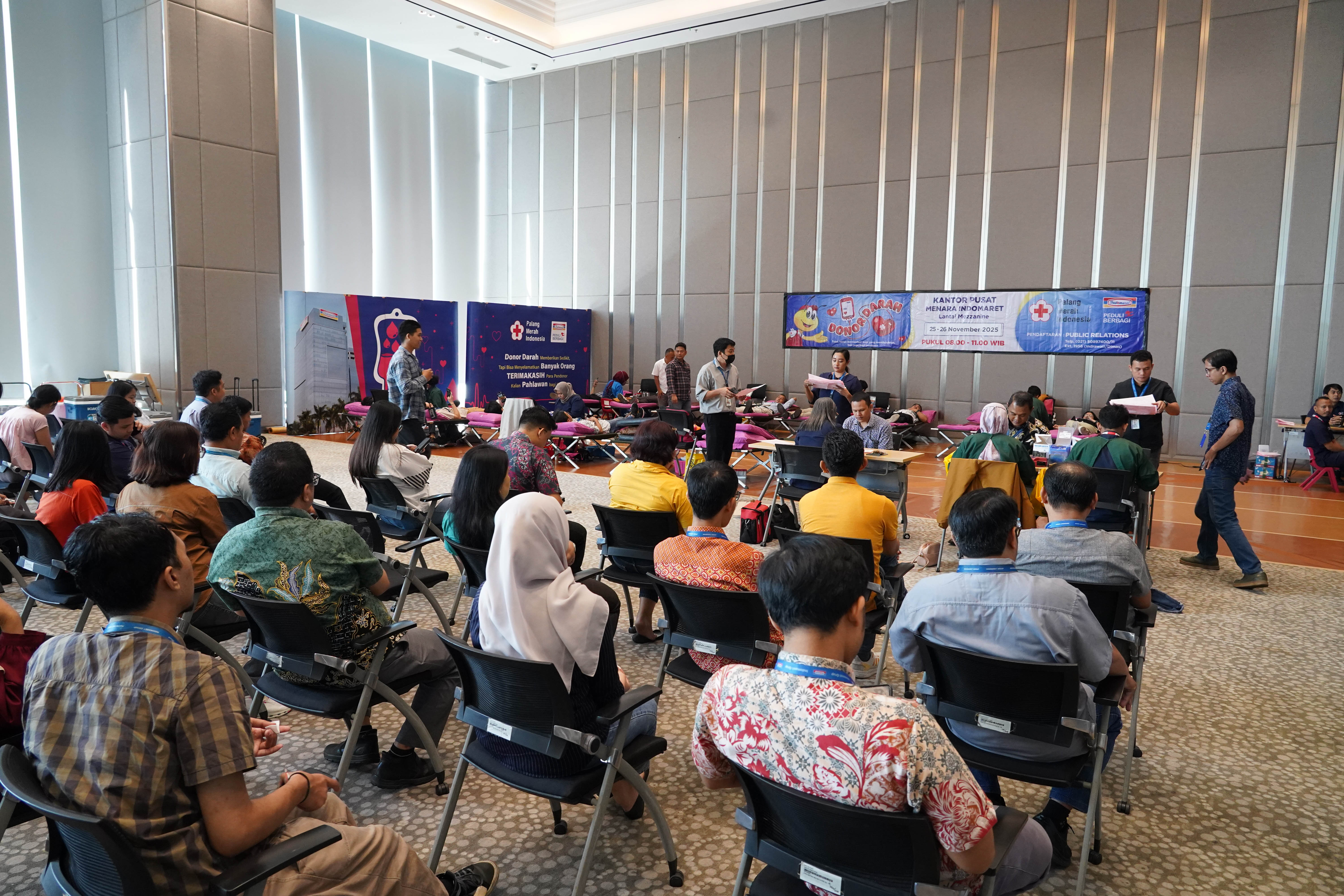Bantu Pemenuhan Stok PMI Nasional, Puluhan Ribu Peserta Ikuti Donor Darah Indomaret