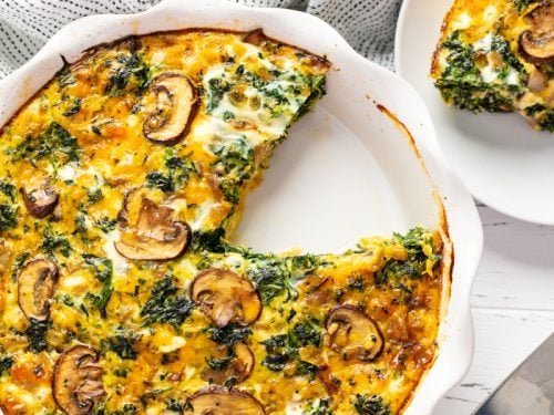 Menu Sarapan Tinggi Protein, Kombinasi Quiche dengan Bayam, Brokoli dan Jamur