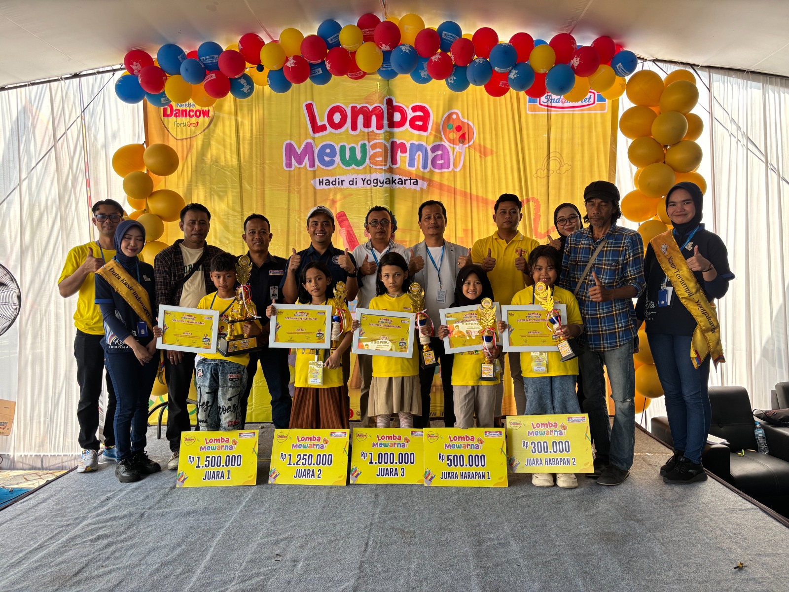 Ribuan Anak Meriahkan Lomba Mewarnai Indomaret x Dancow FortiGro di 8 Kota