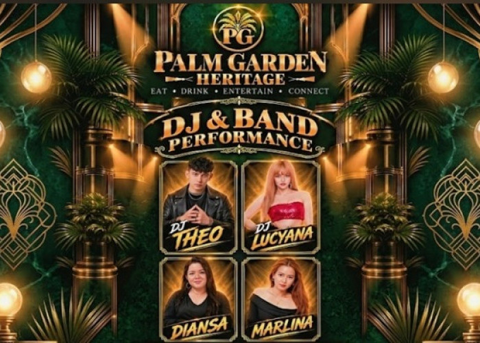 Bukan Sekadar Makan dan Minum, Palm Garden Heritage Siapkan Malam Penuh Musik