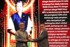 Ketua PWI Jaya Berikan Apresiasi untuk Pendukung MHT Awards 2025