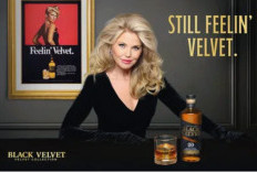 Model Legendaris Christie Brinkley Kembali Menjadi Wajah Baru Wiski Black Velvet