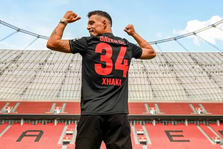 Granit Xhaka Antar Bayer Leverkusen Jadi Juara DFB Pokal